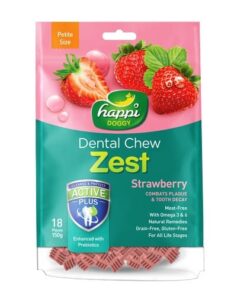 חטיף דנטלי הפי דוגי Happy Doggy טעם תות
