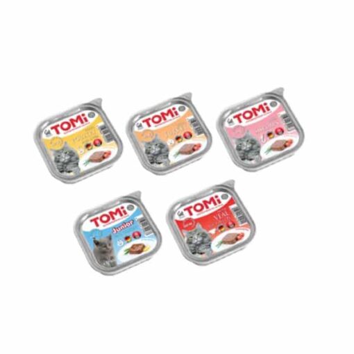 3 מעדני טומי פטה לחתול 100 גרם TOMI