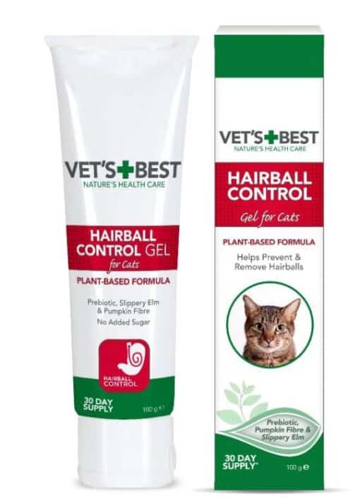 משחת היירבול לחתול נגד כדורי פרווה VET'S BEST