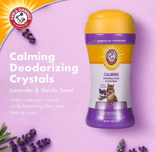 ⁦מנטרל ריחות לשירותי החתול ריח לבנדר ARM & HAMMER⁩ – תמונה ⁦2⁩