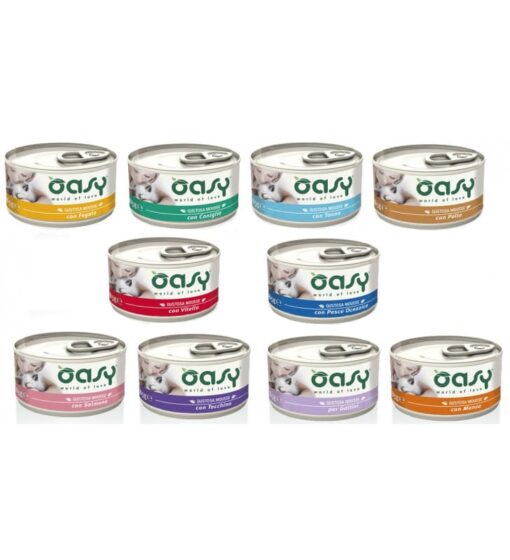 ⁦מעדן מוס לחתול OASY פרמיום 85 גרם 5 יחידות ב- 25⁩ – תמונה ⁦2⁩