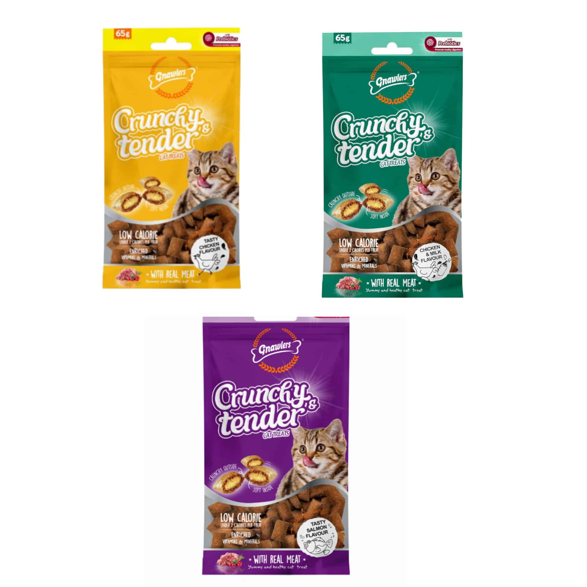 מיקס 3 חטיפי כריות לחתול