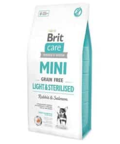 בריט קר מיני לייט ומסורס 2 ק''ג BRIT CARE STERILIZED