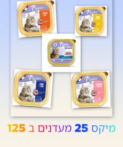 מיקס 25 מעדנים פטה לחתול Plaisir